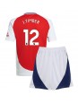 Arsenal Jurrien Timber #12 Kotipaita Lasten 2024-25 Lyhythihainen (+ shortsit)